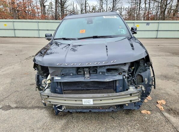 1FM5K8GT5JGC59490 2018 FORD EXPLORER Black Դիմացի տեսք