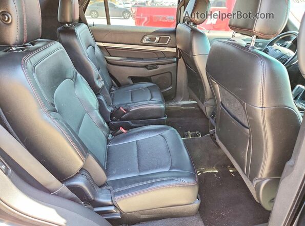 1FM5K8GT6GGC57739 2016 FORD EXPLORER Black Հետևի նստատեղերի տեսք