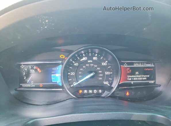 1FM5K8GT7GGD25577 2016 FORD EXPLORER Black Vista del cuadro de instrumentos