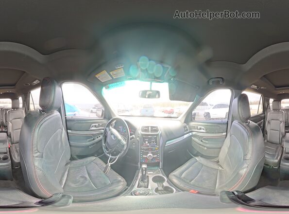 1FM5K8GT7GGD25577 2016 FORD EXPLORER Black Vista interior de 360 grados