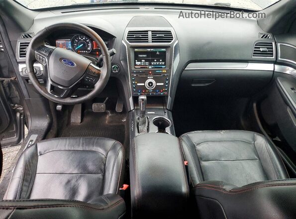 1FM5K8GT8GGA95113 2016 FORD EXPLORER Серый Вид панели приборов