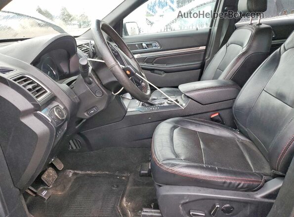 1FM5K8GT8GGA95113 2016 FORD EXPLORER Серый Вид салона спереди