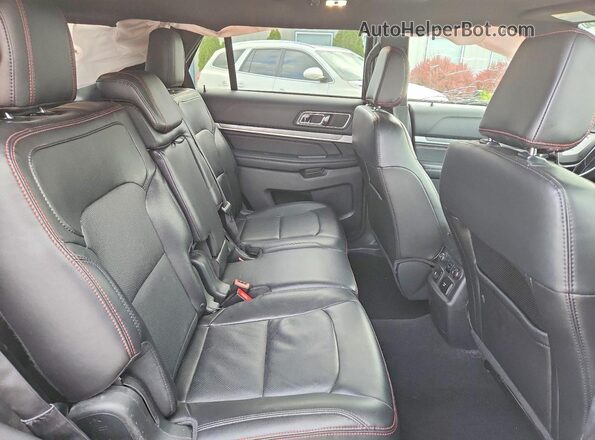 1FM5K8GT8JGC83394 2018 FORD EXPLORER Бордовый Вид задней части салона
