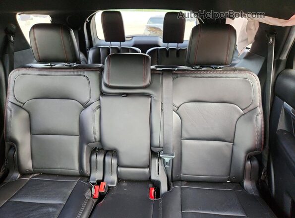 1FM5K8GT8JGC83394 2018 FORD EXPLORER Бордовый Вид задних сидений