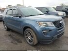 2018 Ford Explorer Sport Blue vin: 1FM5K8GT9JGC02063