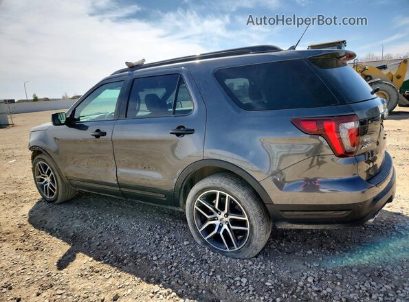 1FM5K8GT9JGC41557 2018 FORD EXPLORER Black Trasero izquierdo