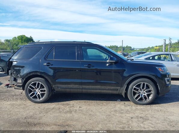 1FM5K8GTXGGC00010 2016 FORD EXPLORER Черный Панорамный вид салона 360°