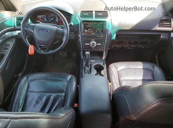1FM5K8GTXGGC99086 2016 FORD EXPLORER Белый Вид панели приборов