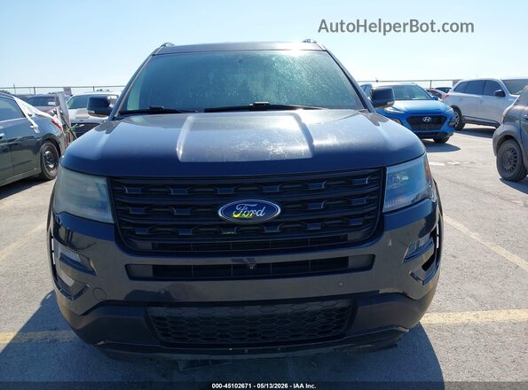 1FM5K8GTXHGD13523 2017 FORD FORD EXPLORER Серый Вид щитка приборов