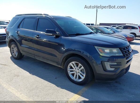 1FM5K8GTXHGD13523 2017 FORD FORD EXPLORER Серый Передняя правая четверть