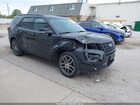 2017 Ford Explorer Sport Black vin: 1FM5K8GTXHGD75617