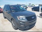 2019 Ford Explorer Sport Gray vin: 1FM5K8GTXKGA71257