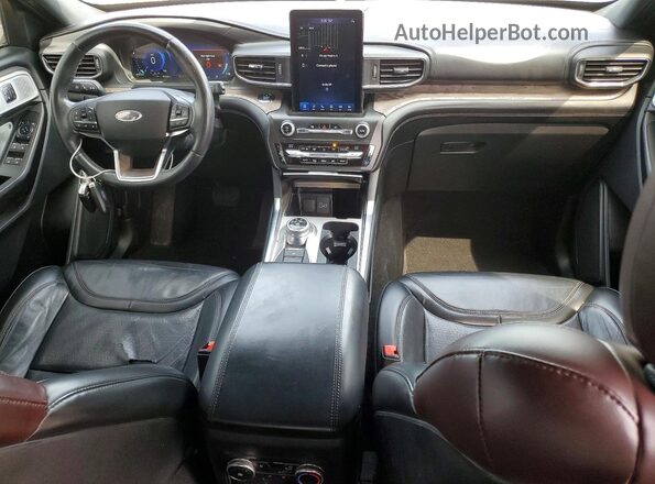 1FM5K8HC0LGC57406 2020 FORD FORD EXPLORER White Widok deski rozdzielczej