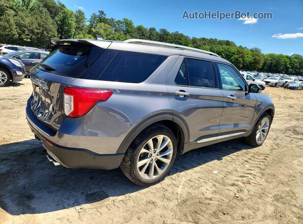 1FM5K8HC3MGB29386 2021 FORD EXPLORER Gray Հետևի աջ