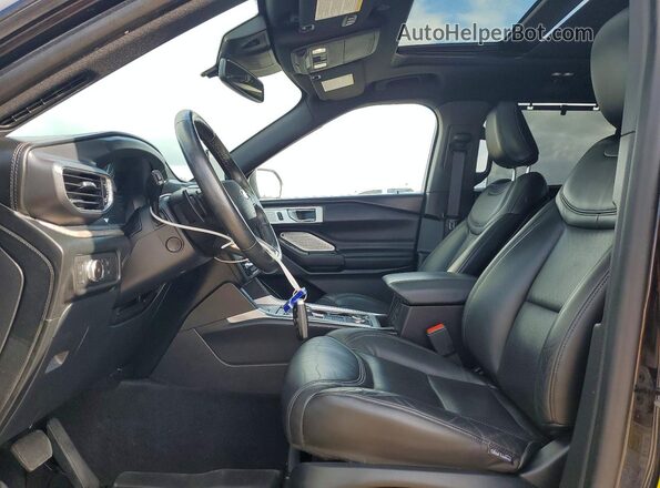 1FM5K8HC4LGA51831 2020 FORD EXPLORER Черный Вид салона спереди