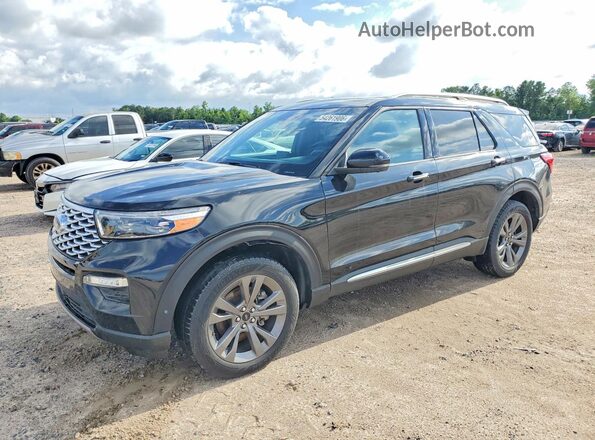 1FM5K8HC4LGA51831 2020 FORD EXPLORER Черный Передняя левая четверть