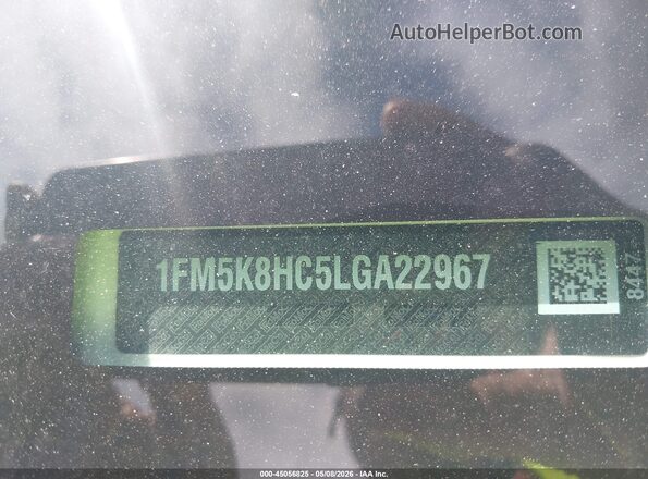 1FM5K8HC5LGA22967 2020 FORD FORD EXPLORER Белый Вид подкапотного пространства