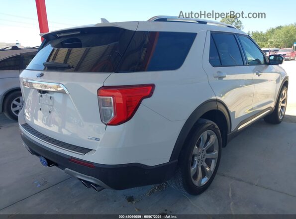 1FM5K8HC7LGC23267 2020 FORD FORD EXPLORER White Tył prawy