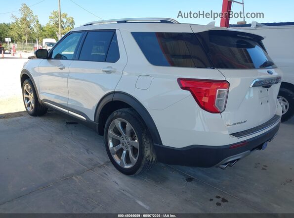1FM5K8HC7LGC23267 2020 FORD FORD EXPLORER White Tył lewy