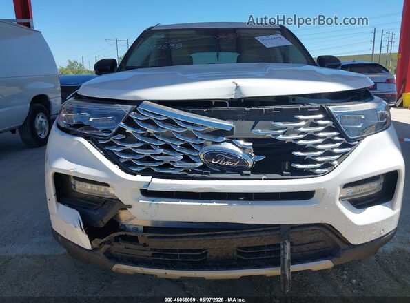 1FM5K8HC7LGC23267 2020 FORD FORD EXPLORER White Widok z przodu