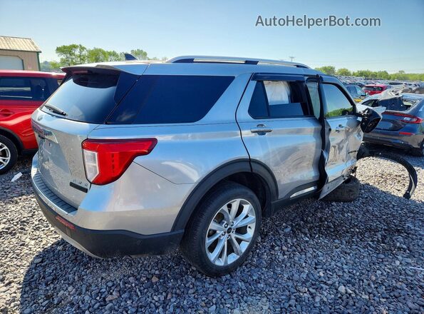 1FM5K8HC7NGA34671 2022 FORD FORD EXPLORER Серебряный Задняя правая четверть