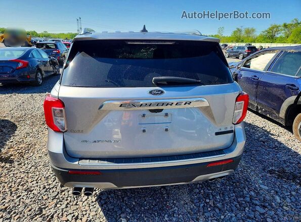 1FM5K8HC7NGA34671 2022 FORD FORD EXPLORER Серебряный Вид сзади