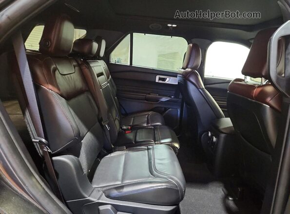 1FM5K8HC8LGB45131 2020 FORD FORD EXPLORER Серый Вид задней части салона