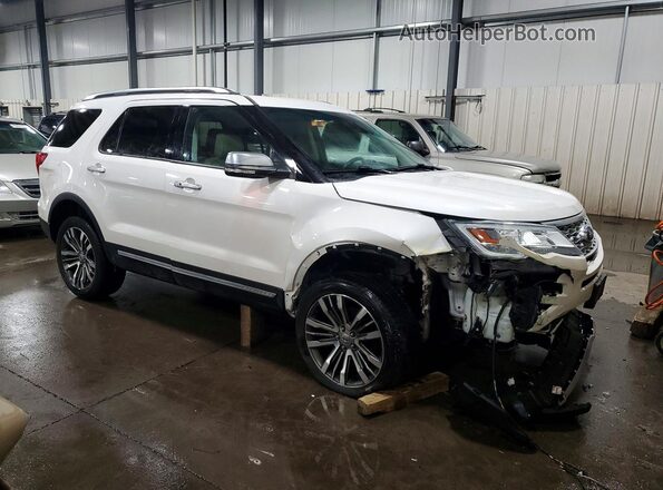 1FM5K8HT0HGA93629 2017 FORD EXPLORER White Front right