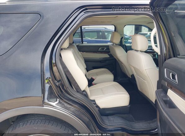 1FM5K8HT1GGA75350 2016 FORD EXPLORER Black Vista de la etiqueta del VIN