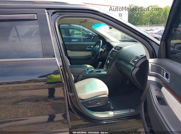 1FM5K8HT1GGA75350 2016 FORD EXPLORER Black Vista interior delantera