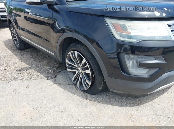 1FM5K8HT1GGA75350 2016 FORD EXPLORER Black Vista frontal