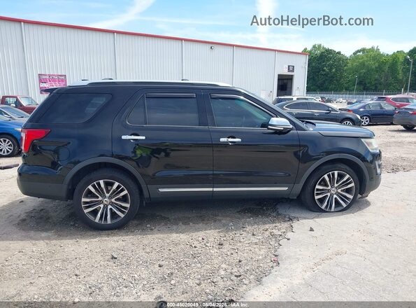 1FM5K8HT1GGA75350 2016 FORD EXPLORER Black Vista interior trasera