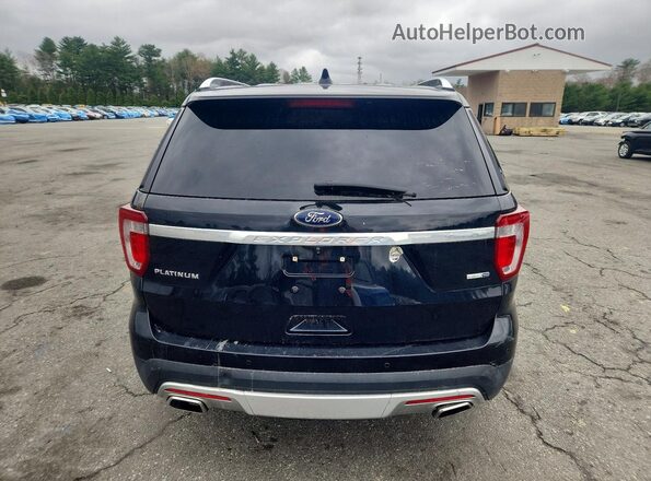 1FM5K8HT1GGC19088 2016 FORD FORD EXPLORER Black Widok z tyłu
