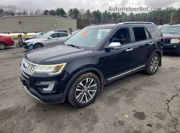1FM5K8HT1GGC19088 2016 FORD FORD EXPLORER Black Przód lewy