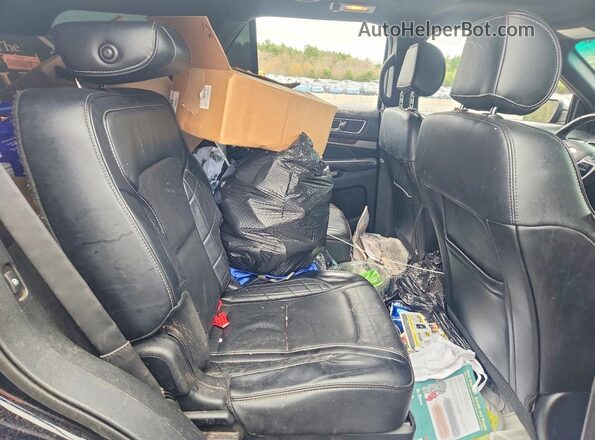1FM5K8HT1GGC19088 2016 FORD FORD EXPLORER Black Widok wnętrza z tyłu