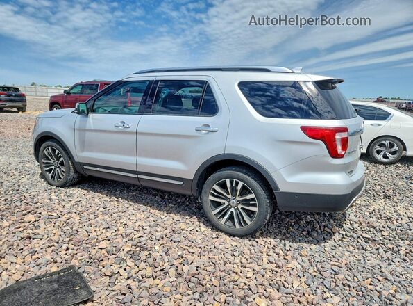 1FM5K8HT1HGA14727 2017 FORD EXPLORER Silver Tył lewy