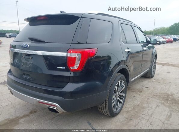 1FM5K8HT1HGA56749 2017 FORD EXPLORER Black Tył prawy