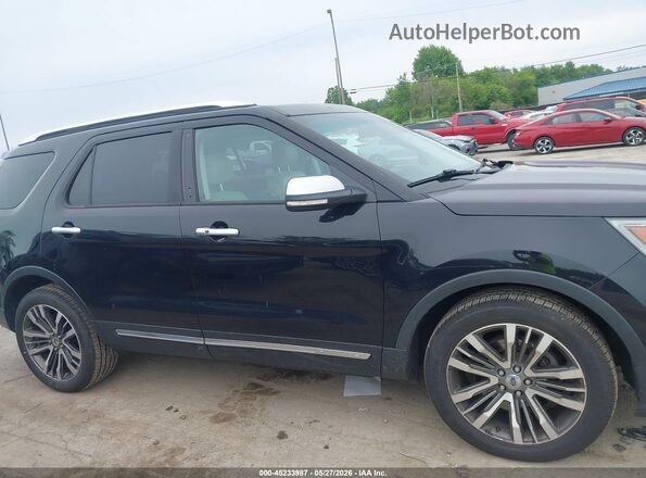 1FM5K8HT1HGA56749 2017 FORD EXPLORER Black Widok wnętrza z tyłu