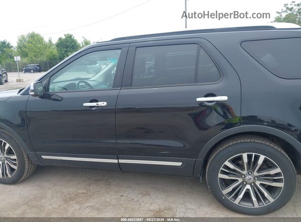 1FM5K8HT1HGA56749 2017 FORD EXPLORER Black Widok wnętrza 360 stopni