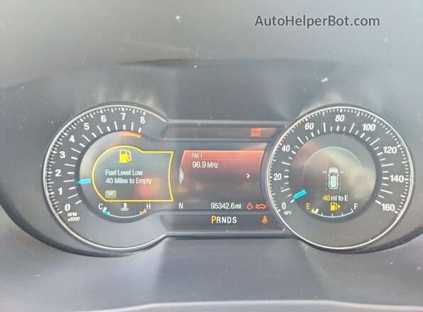 1FM5K8HT1HGC84878 2017 FORD FORD EXPLORER Gray Вид щитка приладів