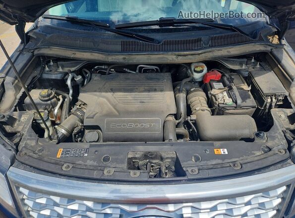 1FM5K8HT1HGC84878 2017 FORD FORD EXPLORER Gray Вид підкапотного простору