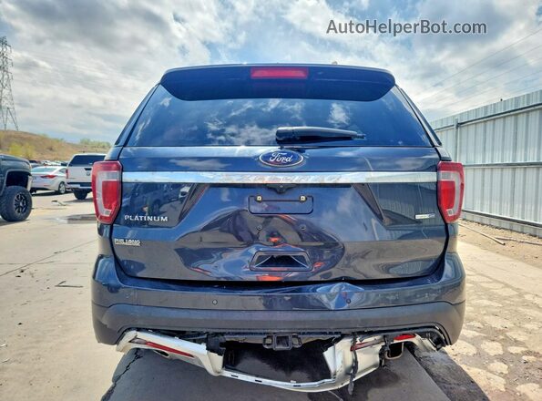1FM5K8HT1HGC84878 2017 FORD FORD EXPLORER Gray Вид ззаду
