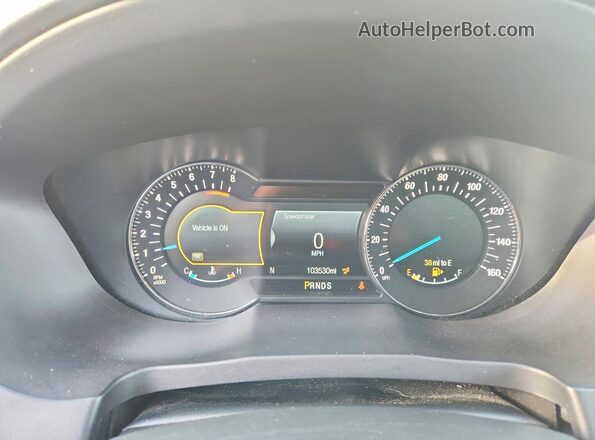 1FM5K8HT1JGA39665 2018 FORD EXPLORER Cream Widok zestawu wskaźników