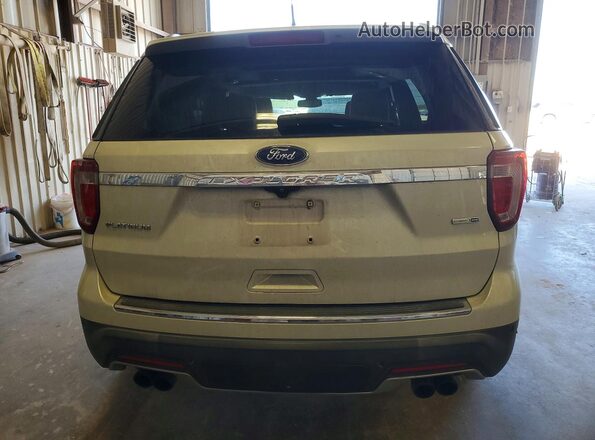 1FM5K8HT1JGA55042 2018 FORD EXPLORER Желто-коричневый Вид сзади