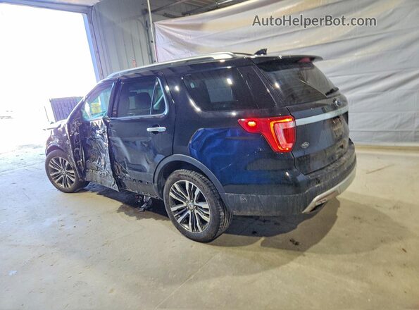 1FM5K8HT2GGB77014 2016 FORD EXPLORER Черный Задняя левая четверть