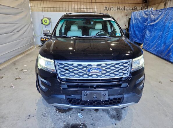 1FM5K8HT2GGB77014 2016 FORD EXPLORER Черный Вид спереди