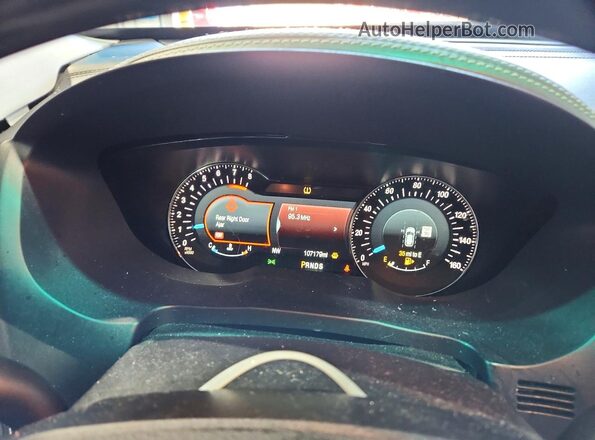 1FM5K8HT2GGB77014 2016 FORD EXPLORER Черный Вид щитка приборов