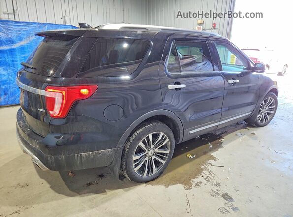 1FM5K8HT2GGB77014 2016 FORD EXPLORER Черный Задняя правая четверть