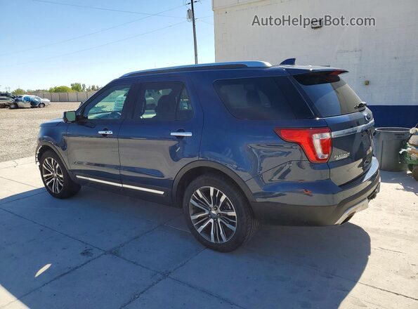 1FM5K8HT2HGD23557 2017 FORD EXPLORER Синий Задняя левая четверть