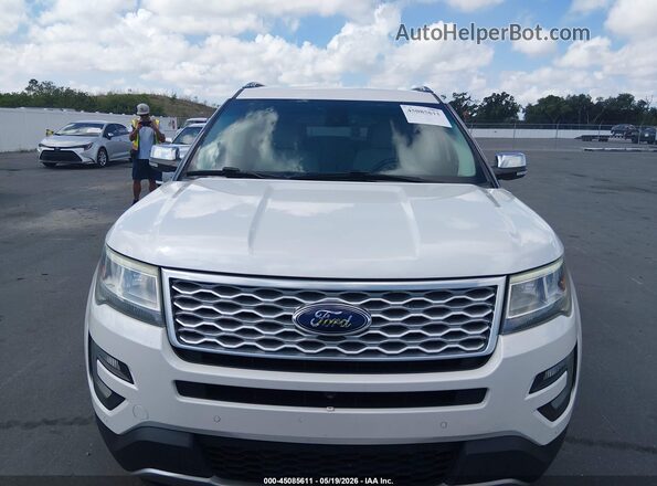 1FM5K8HT3GGA75477 2016 FORD EXPLORER Белый Вид щитка приборов